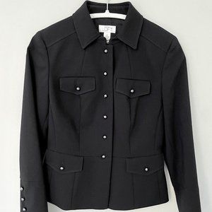 Ann Taylor LOFT Navy Blue Suit (Blazer & Skirt)